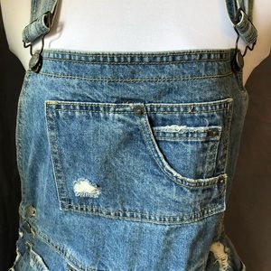 LF Distressed Overalls